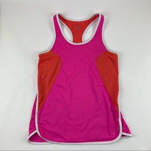 Jockey Tank Top Womens Small Pink Red Racerback Athletic